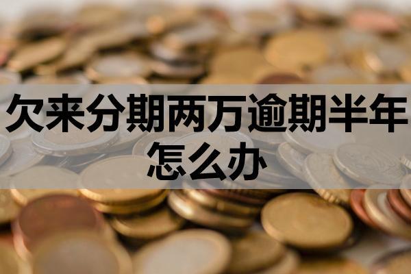 欠来分期两万逾期半年